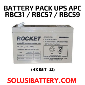 BATTERY PACK UPS APC RBC31 RBC57-RBC59