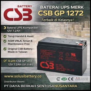 baterai ups csb gp 1272: daya andal untuk sistem cadangan listrik modern