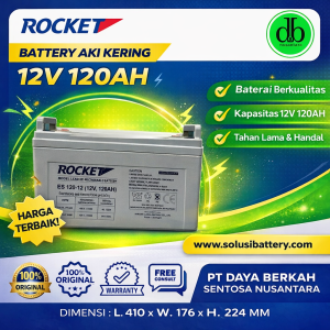 baterai rocket es120 12 12v 120ah