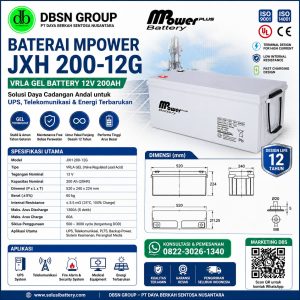 baterai ups mpower jxh 200 12