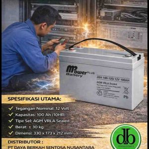 spesifikasi dan keunggulan baterai vrla mpower jhx 100 12