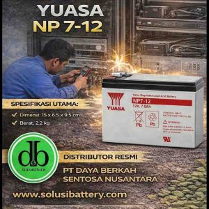 baterai yuasa np 7 12 – kualitas tinggi untuk daya cadangan andal