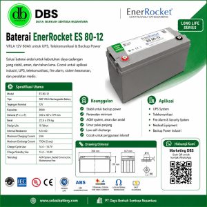 baterai ups merk enerrocket esc 80 12