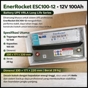baterai ups enerrocket esc 100 12