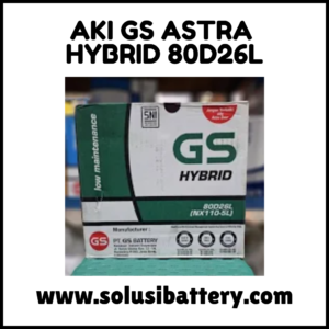 AKI GS ASTRA HYBRID 80D26L