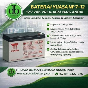 baterai ups yuasa np 7 12