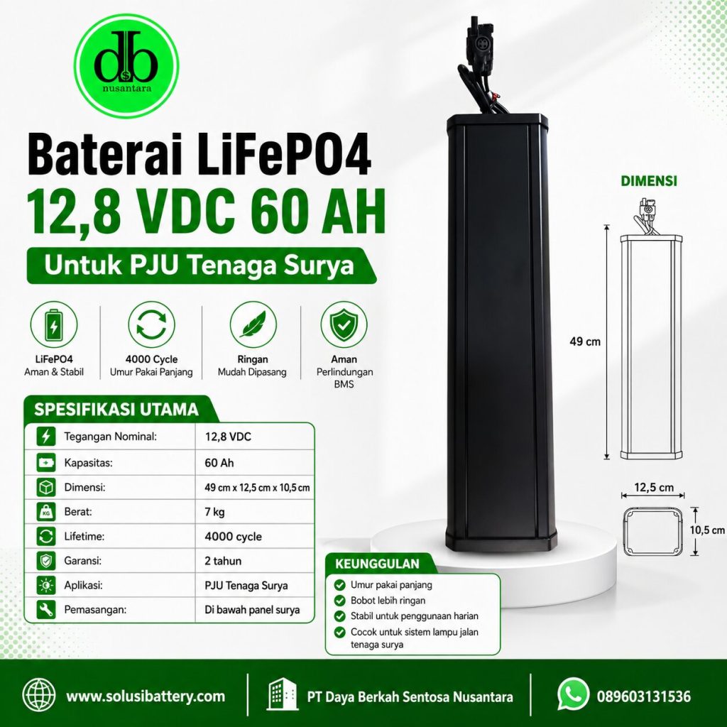 Baterai LiFePO4 untuk PJU Tenaga Surya 12,8V 60Ah 9bfdc840 56be 4776 843b ce302ece9b72